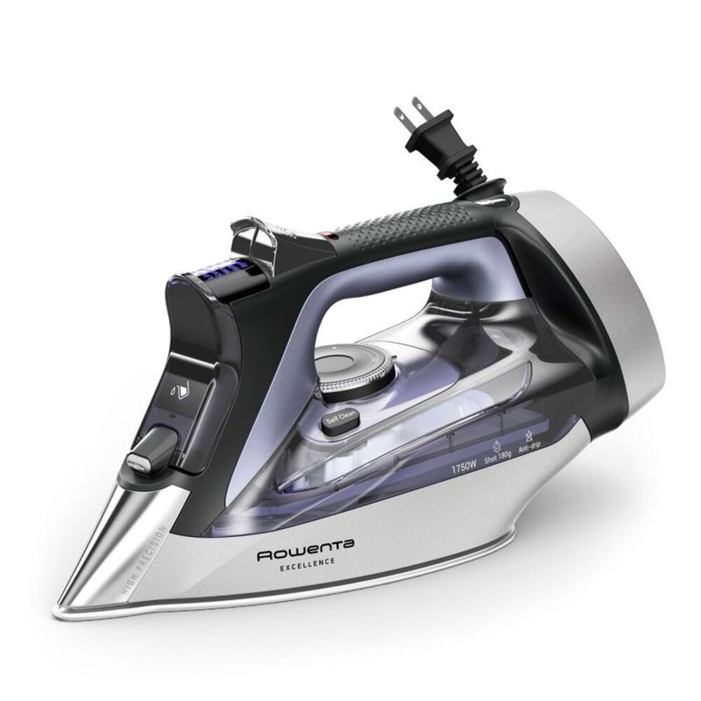 Rowenta -  Excellence 1750W Steam Iron with Stainless Purple